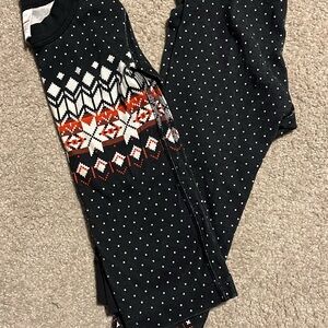 Hanna Andersson Black and White Kids Pajama Set